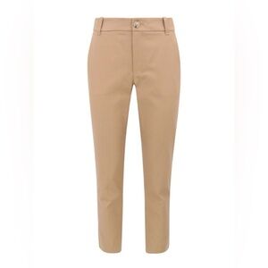 NWOT Vince Cigarette Trouser Pants Cotton Crop Almond Business Casual Women’s 2